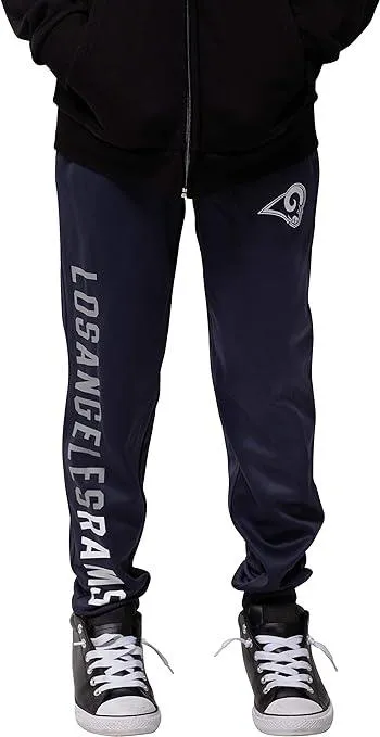 Ultra Game NFL Official Youth Super Soft Game Day Jogger Sweatpants, Los Angeles Rams|Los Angeles Rams