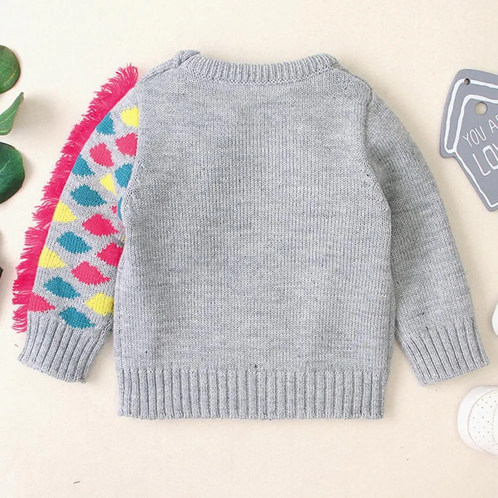 Unisex Cartoon Pony Knitted Pullover Sweaters Buy Baby Clothes Wholesale