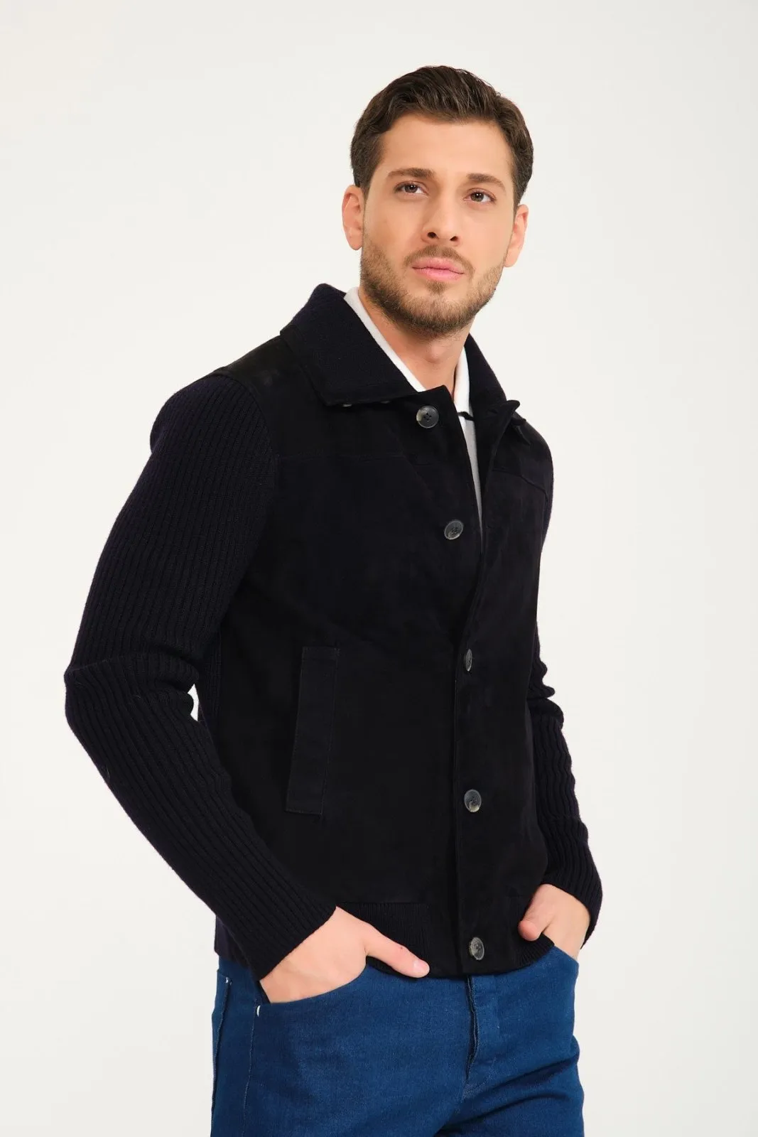 Vanguard Suede & Wool Jacket