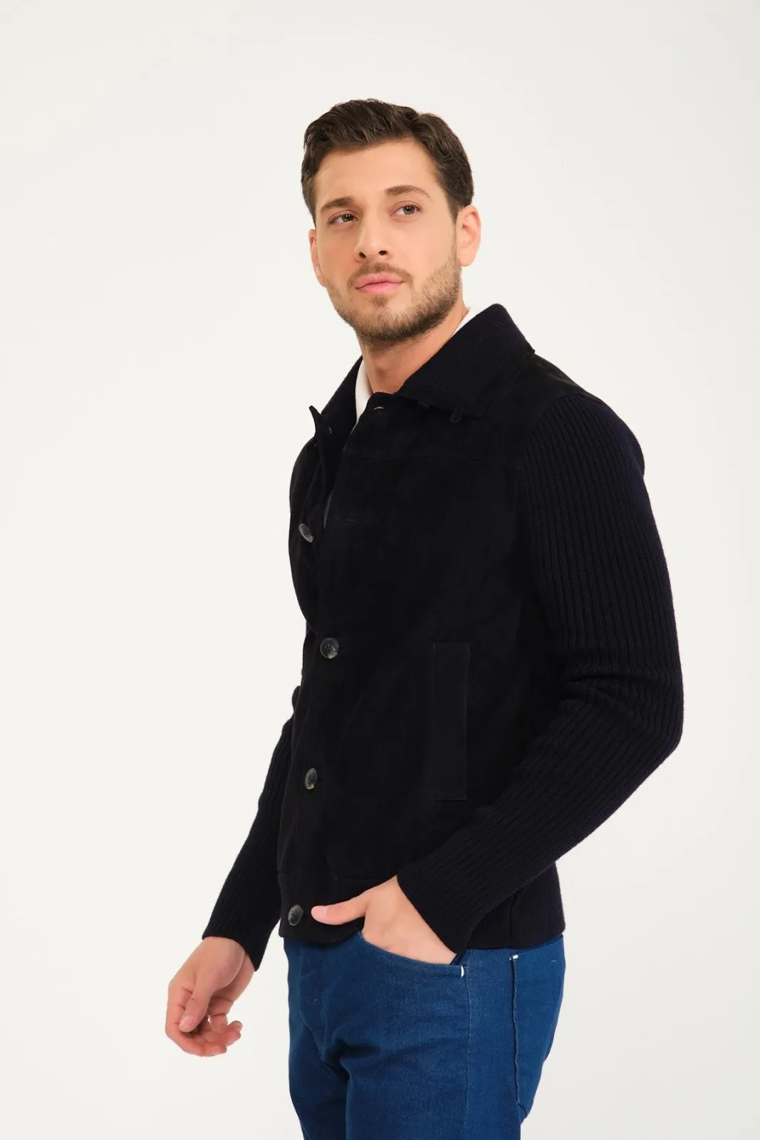 Vanguard Suede & Wool Jacket