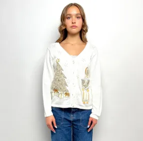Vintage Ugly Christmas Sweaters Small | All Sizes | Tacky Christmas Sweaters | Holiday Sweaters