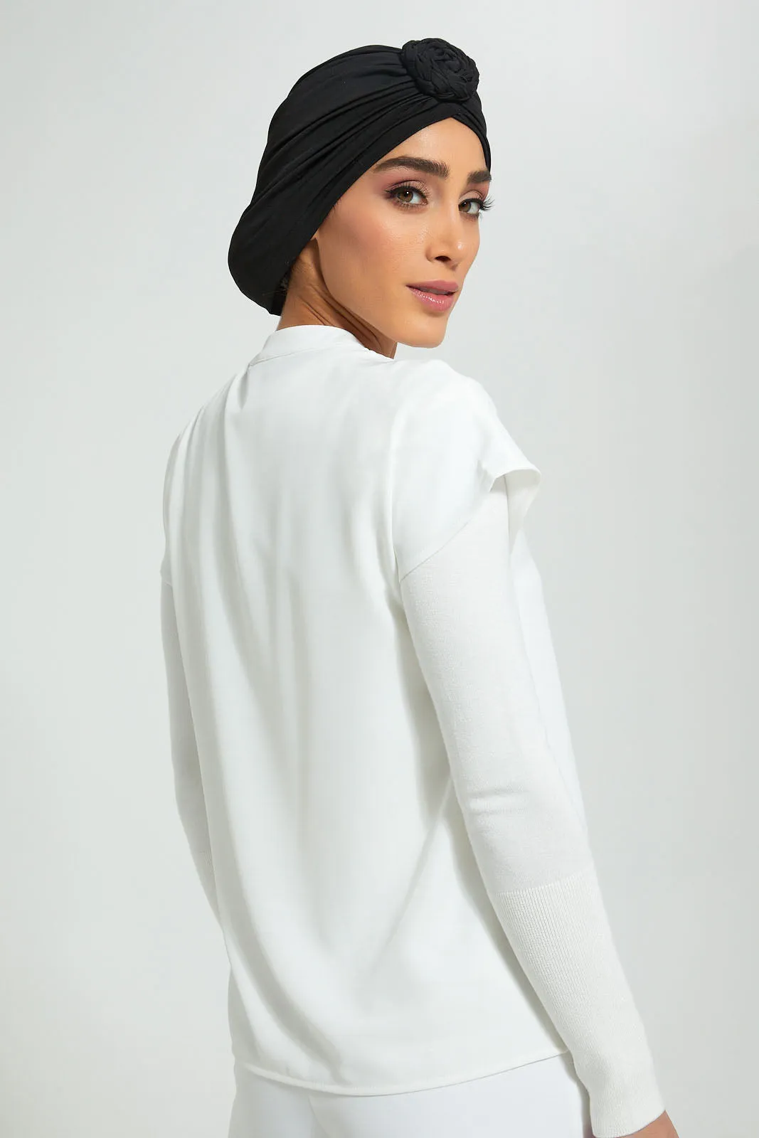 White Short Sleeve Blouse